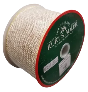 Polyester burlap ribbon 30ft x 2.5"