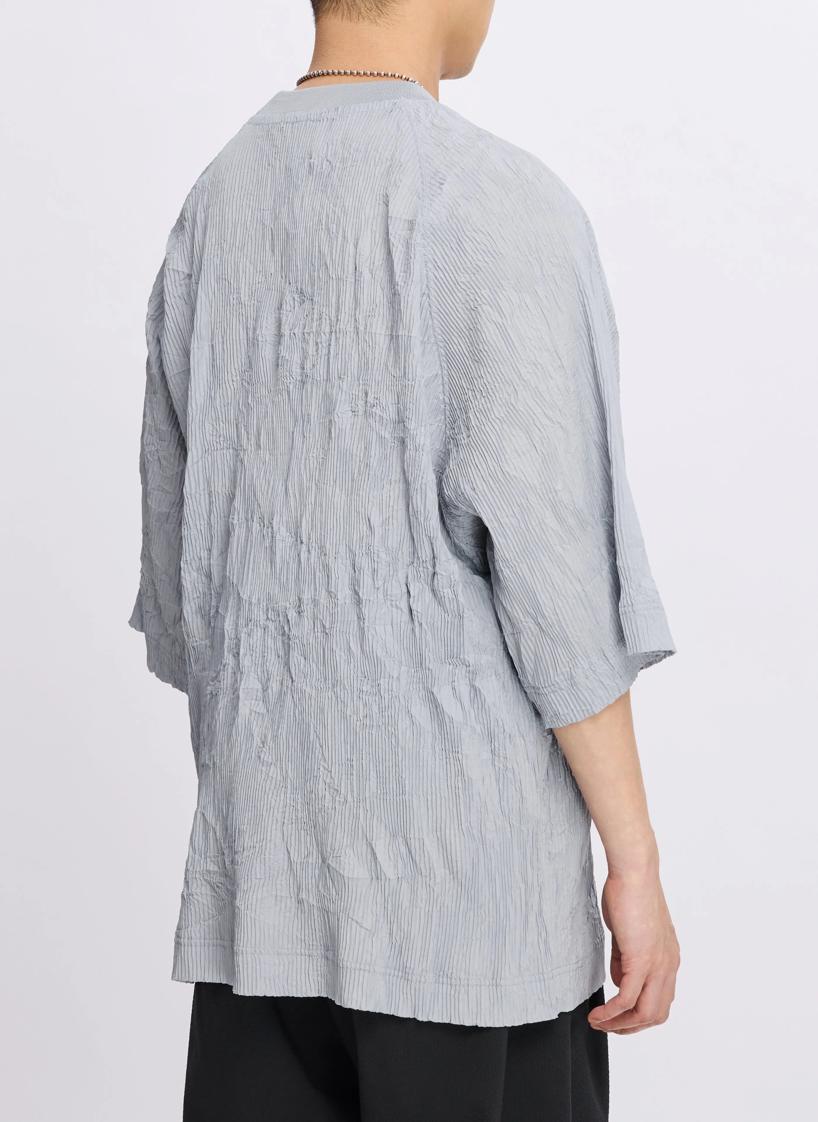 Polyester Pleated Pullover