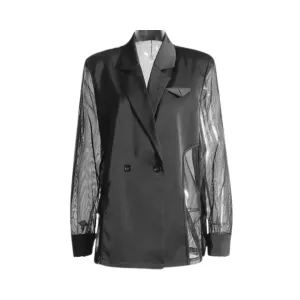 Pre Order:  Thin Spliced Mesh Blazer