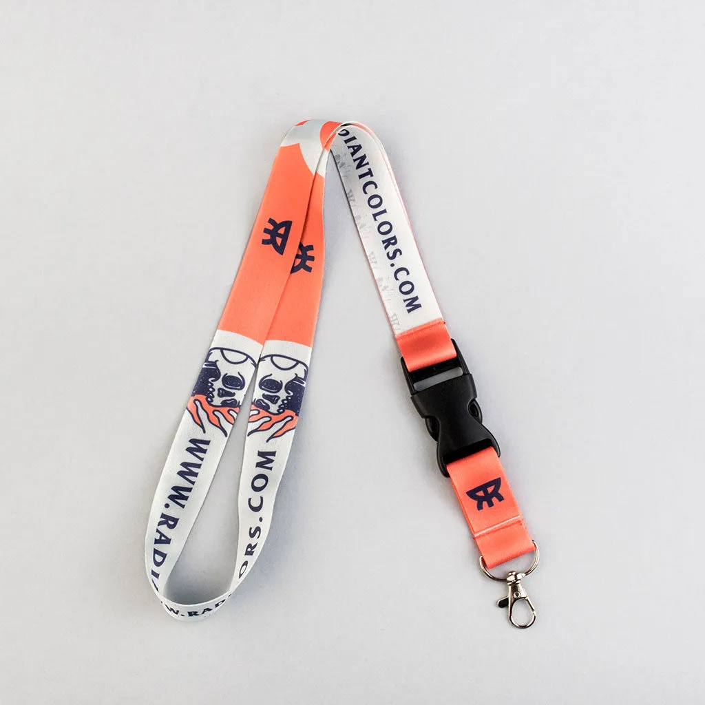 RADIANT SALMON LANYARD