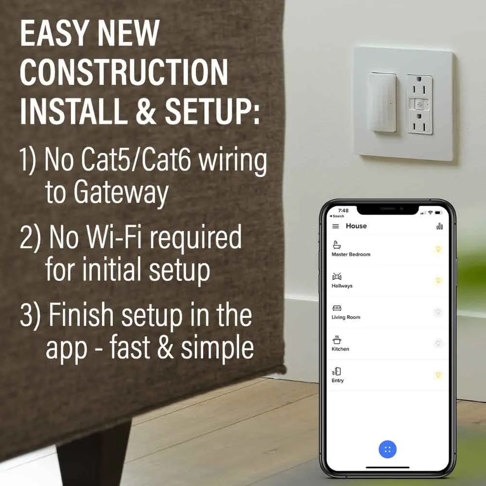 radiant Smart Surface Mount Gateway With Netatmo, Matte Nickel