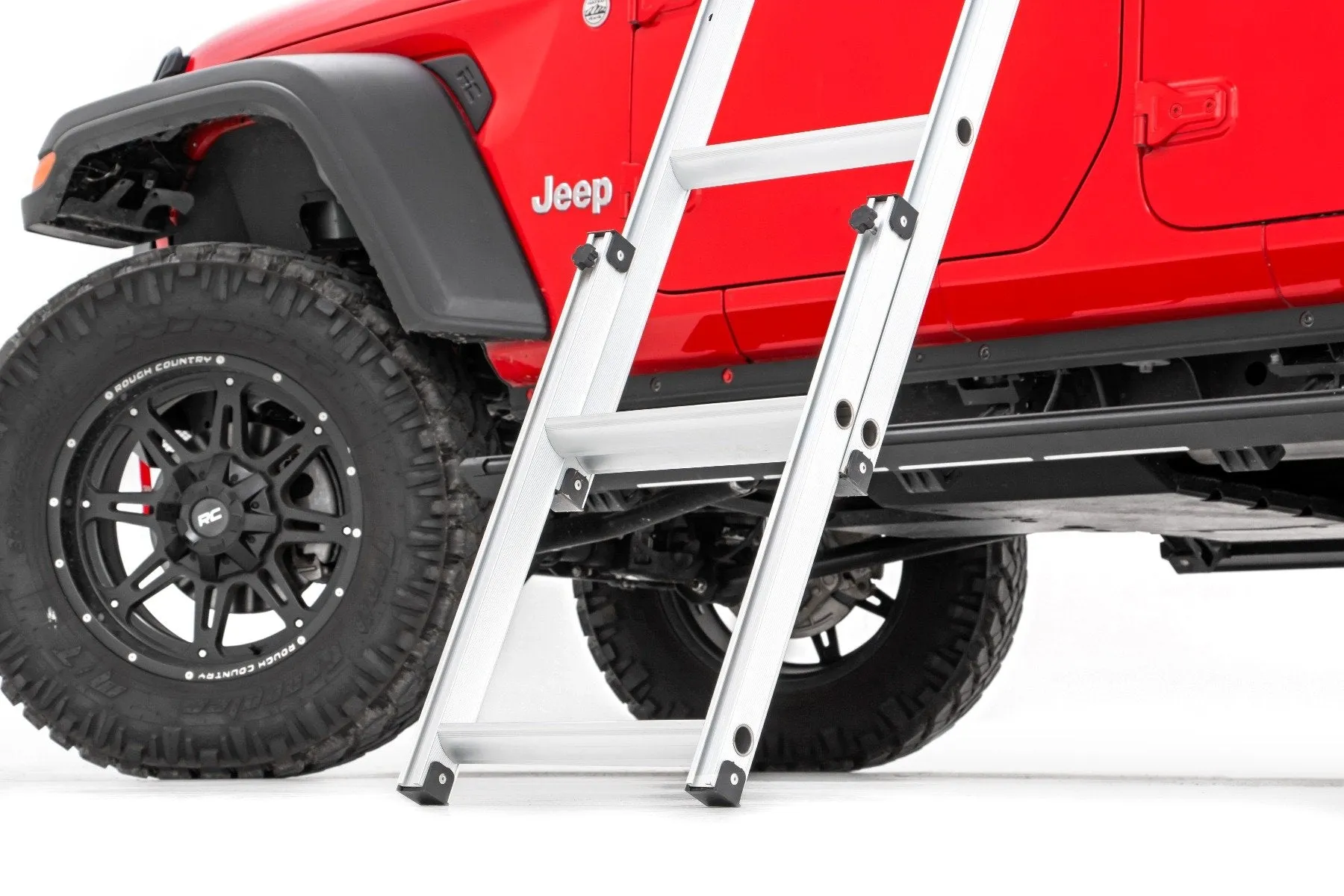 RC Jeep Wrangler Rooftop Tent with 12V Accessory & LED Light Kit   Extended Ladder - Recon Recovery