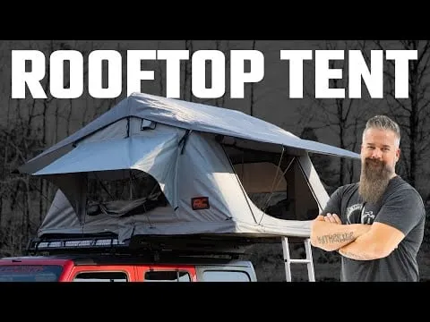 RC Jeep Wrangler Rooftop Tent with 12V Accessory & LED Light Kit   Extended Ladder - Recon Recovery