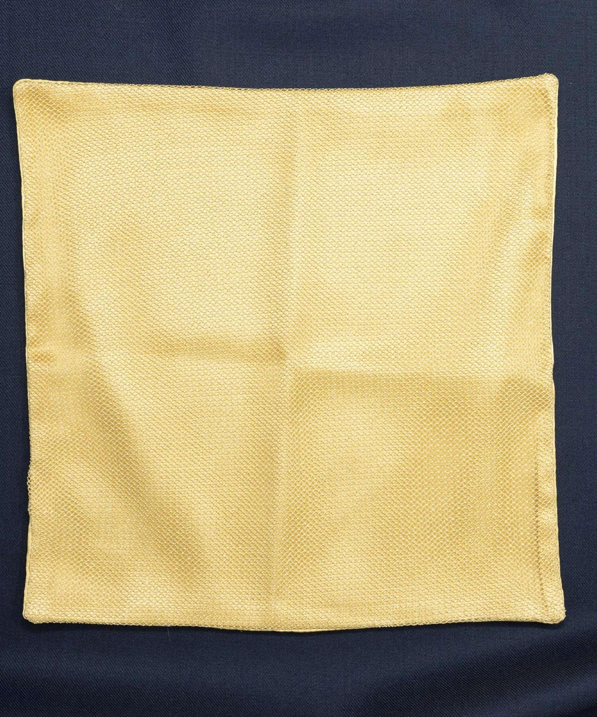 Regal Net Beige Pocket Square