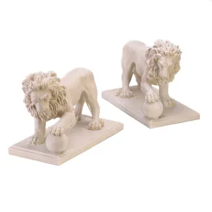 Regal Outdoor Lion Statues