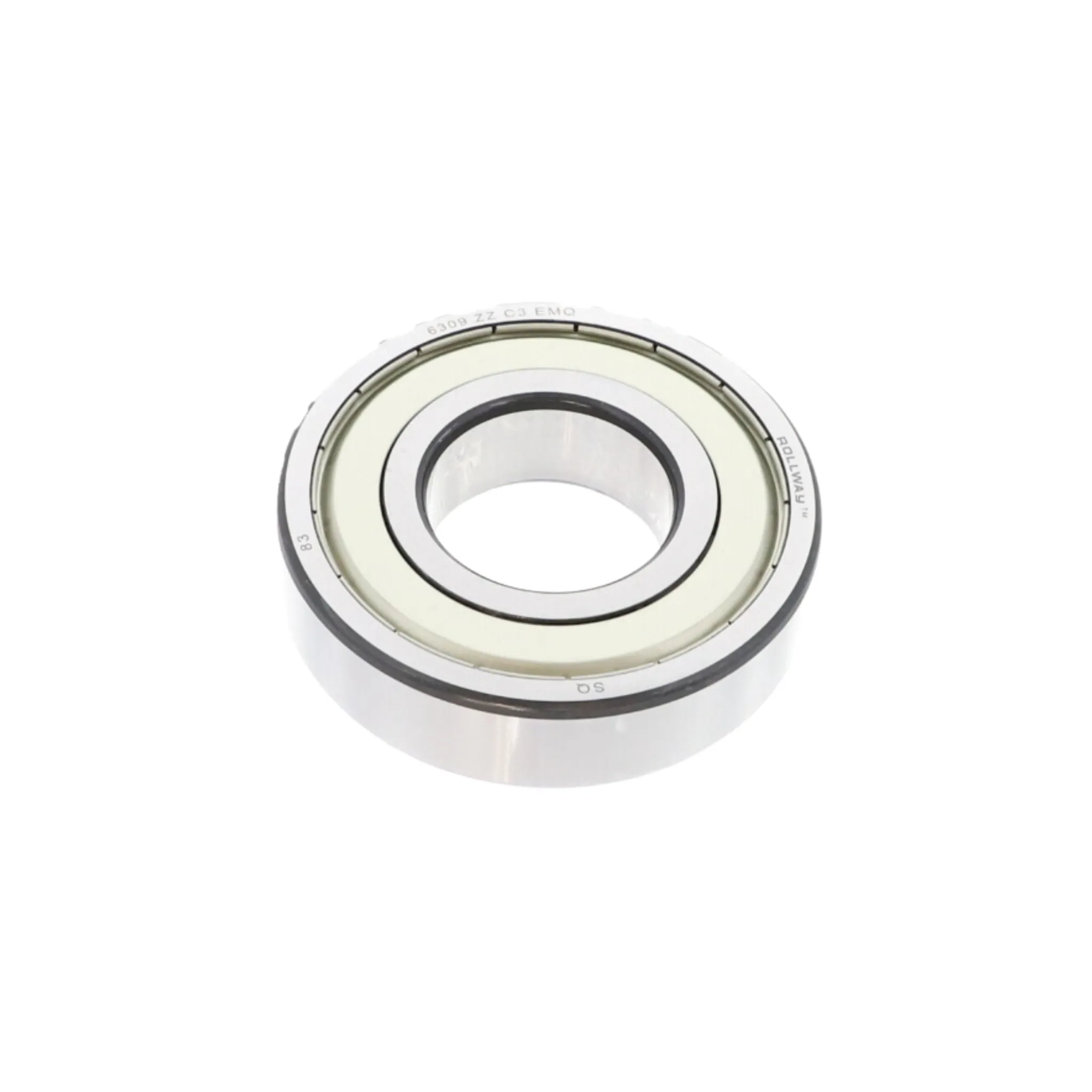 Regal Rexnord - Rollway Bearings 6309ZZC3EMQ 1.77" Bore Size, Double Shielded, Ball Bearing