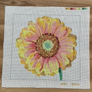 Regal Sunset Daisy Needlepoint Canvas