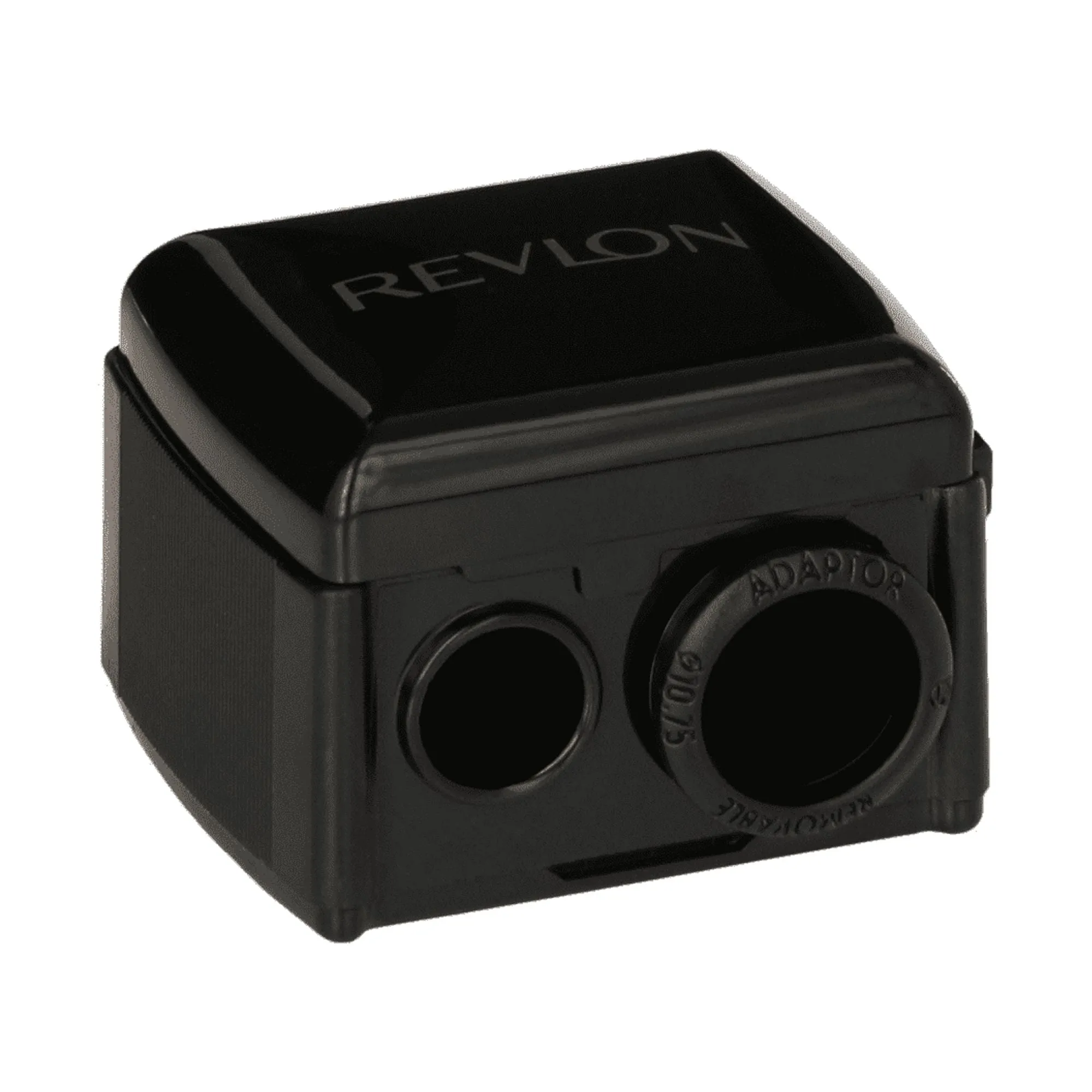 Revlon Universal Points Dual Hole Cosmetic Pencil Sharpener for Eyeliner & Lip Liner Pencils