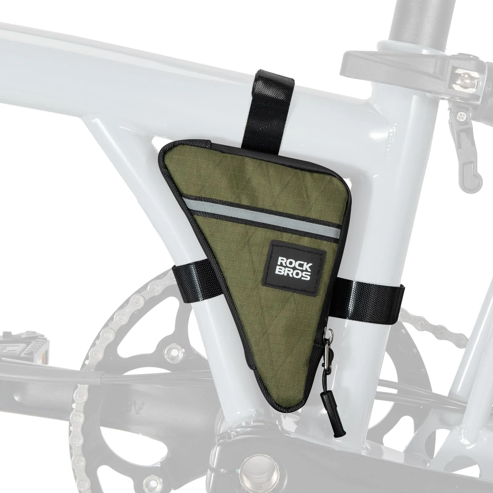 ROCKBROS Triangle Bike Small Tool Frame Bag Waterproof Storage Pouch for Folding Bikes