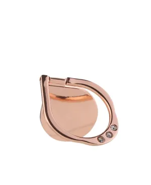 Rose Gold Diamond Ring Holder