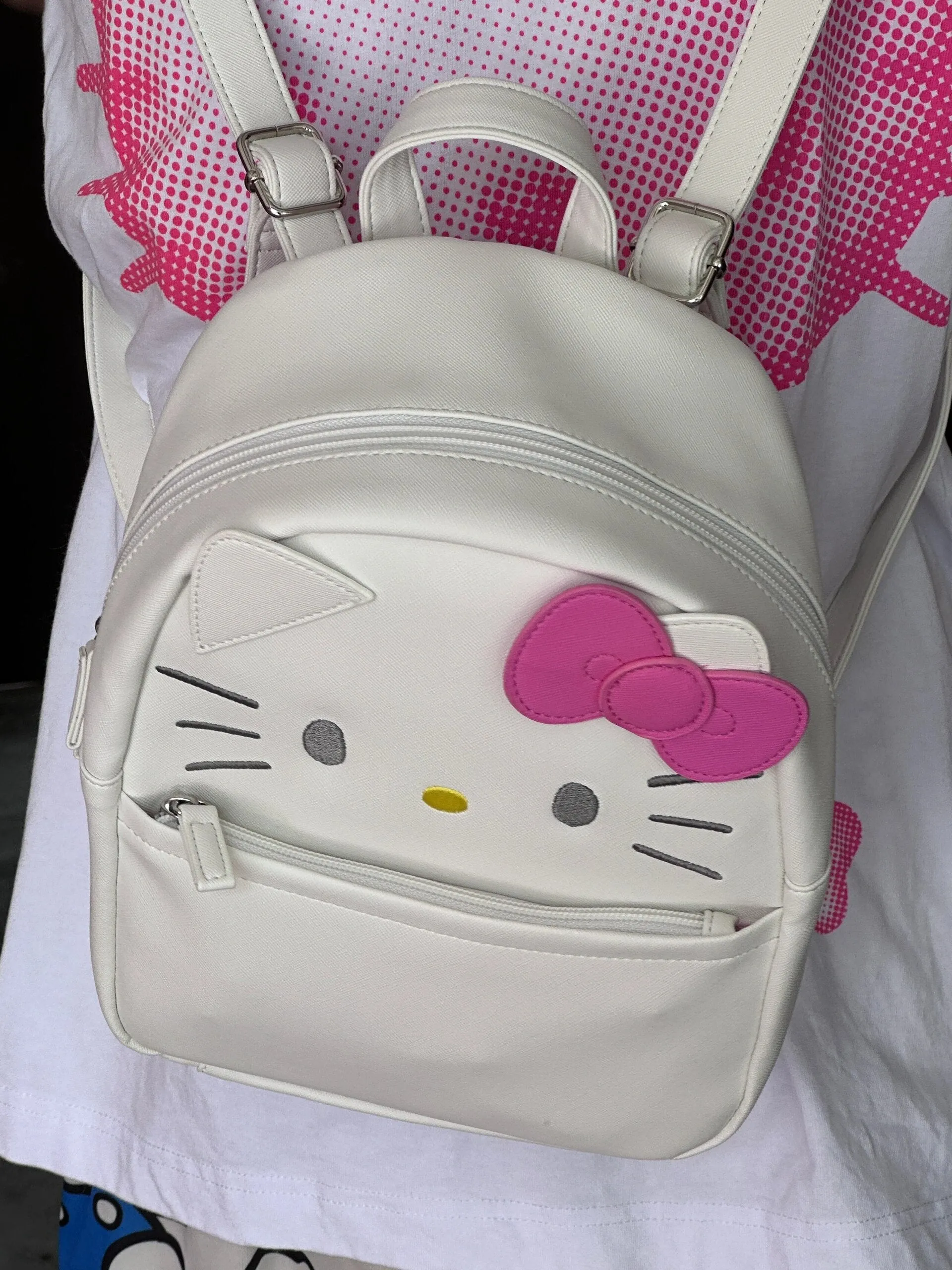 Sanrio Cute PU Backpack Shoulder Bag Backpack Handbag for Girls