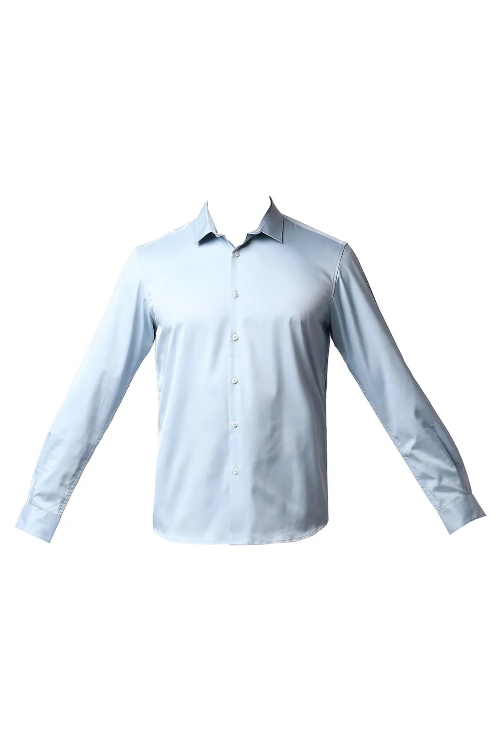 Slim Fit Polyester Stretch Shirt