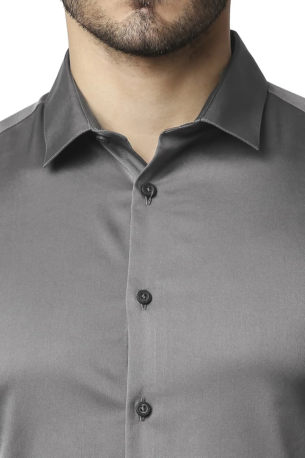 Slim Fit Polyester Stretch Shirt