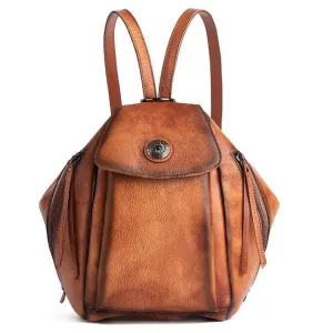 Small Leather Backpack Vintage