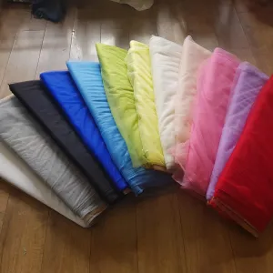 Soft Tulle Polyester Netting Fabric