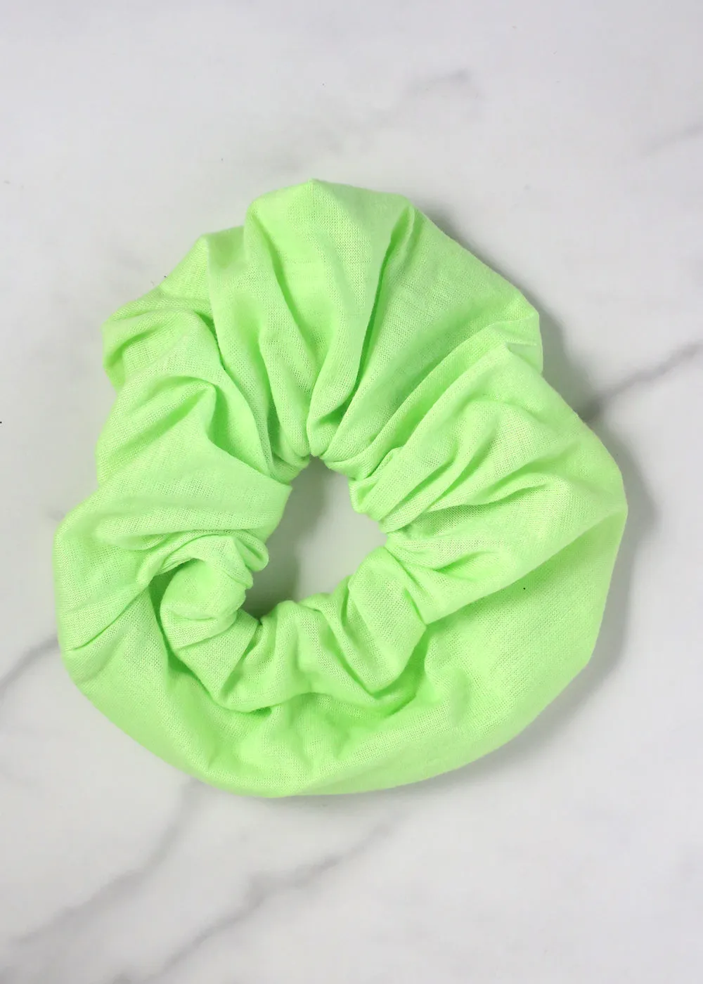 Soft Vibrant Hair Scrunchies