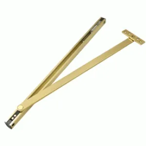 Solid Brass Overhead Door Holder (Polished Brass Finish)