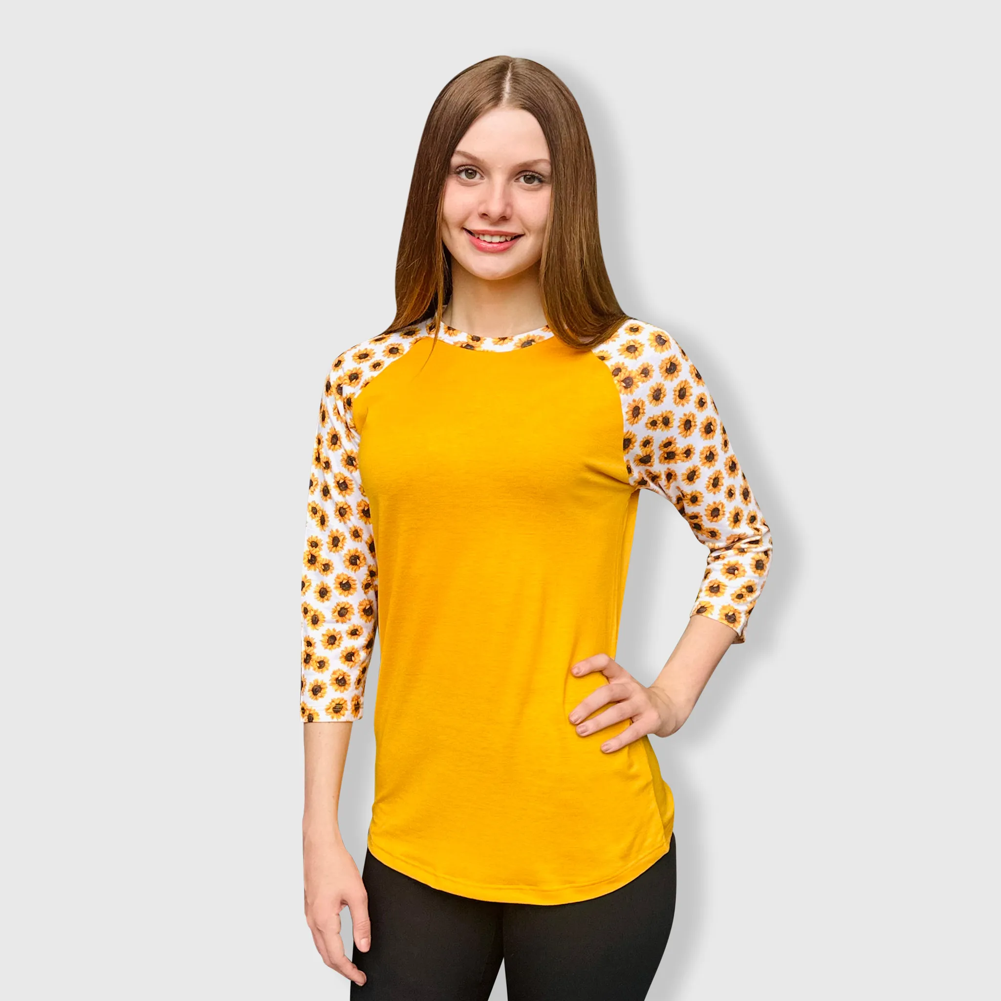 Sunflower Yellow Polyester Top