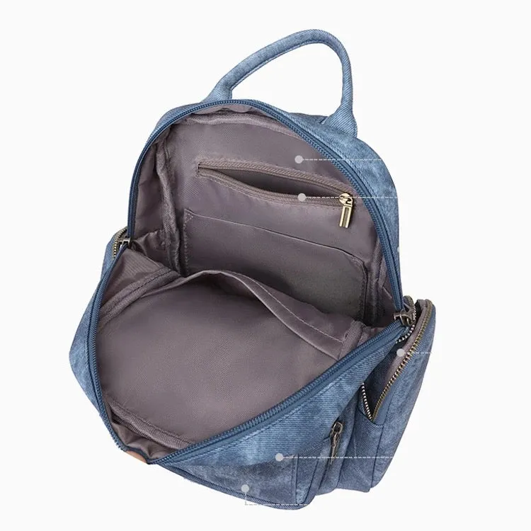 Sydney Denim 2-in-1 Sling   Backpack - Blue