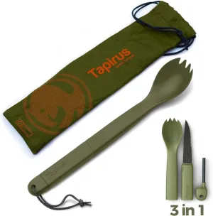 Tactical Spork Knife & Fire Starter