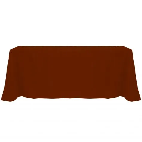 Terra Cotta Polyester Tablecloth