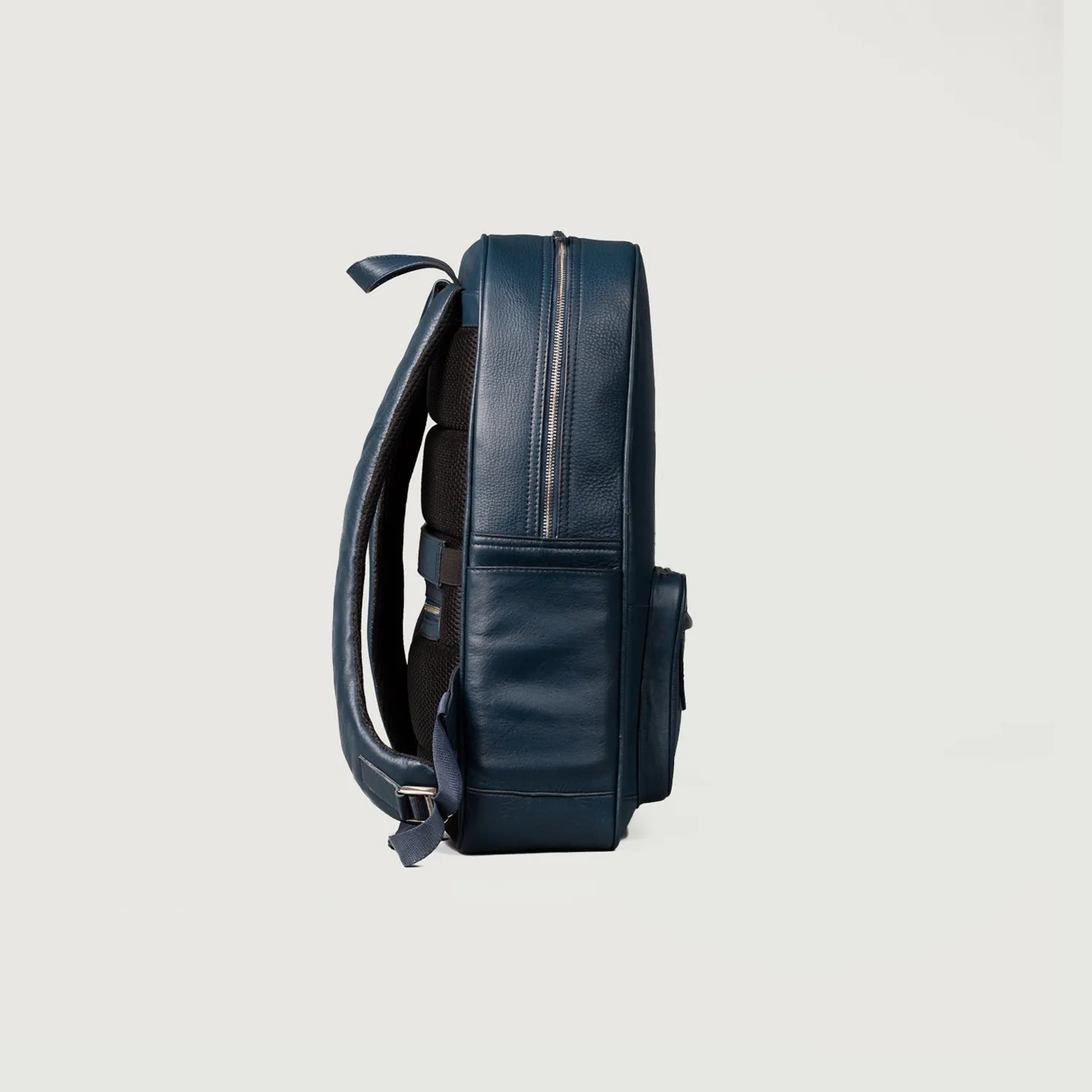 The Philos Midnight Blue Leather Backpack