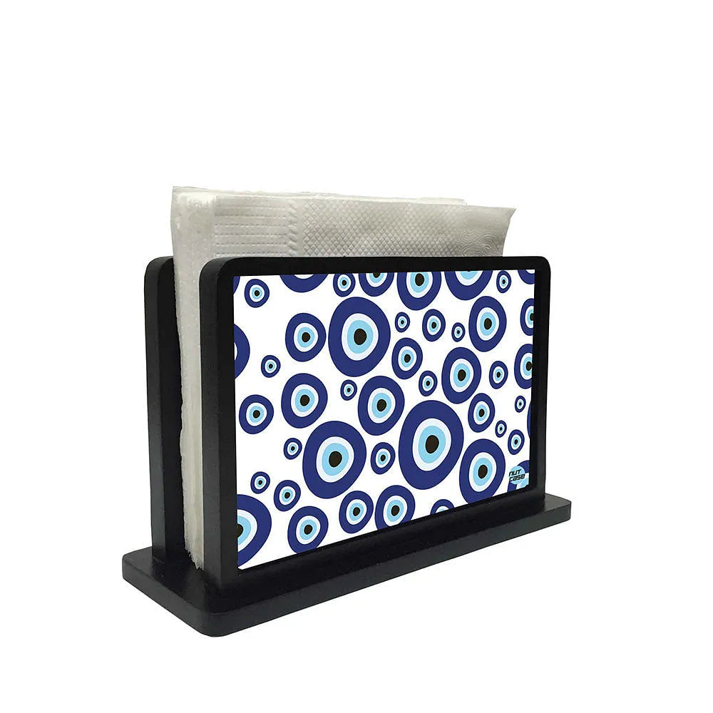 Tissue Holder Paper Napkin Stand for Dining Table - Evil Eye Stones