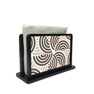 Tissue Holder Paper Napkin Stand - Semi Patterns