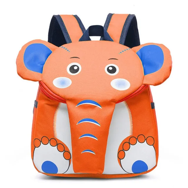 Toddler Schoolbag Fashion Cartoon Animal Anti-lost Backpack Kindergarten Bags