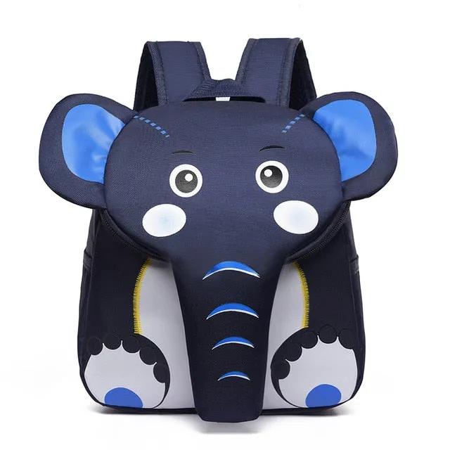 Toddler Schoolbag Fashion Cartoon Animal Anti-lost Backpack Kindergarten Bags