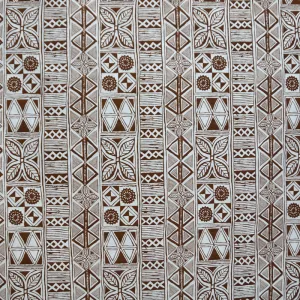 Traditional Polynesian Tapa Fabric | Polyester