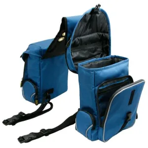 Trailmax 500 Series Deluxe 5 Piece Saddlebag System in Glacier Blue