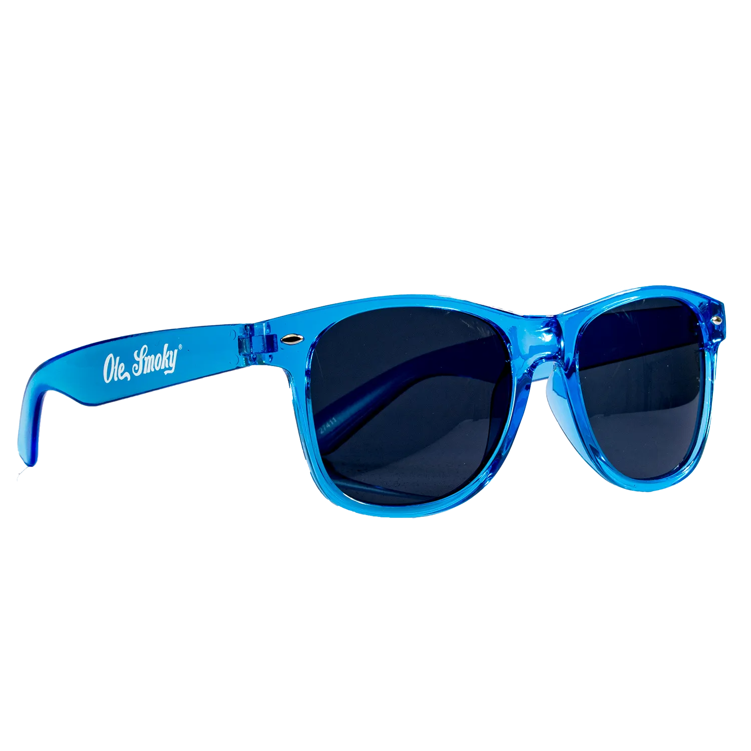 TRANSLUCENT SUNGLASSES - BLUE