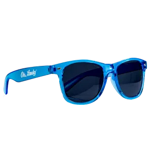 TRANSLUCENT SUNGLASSES - BLUE