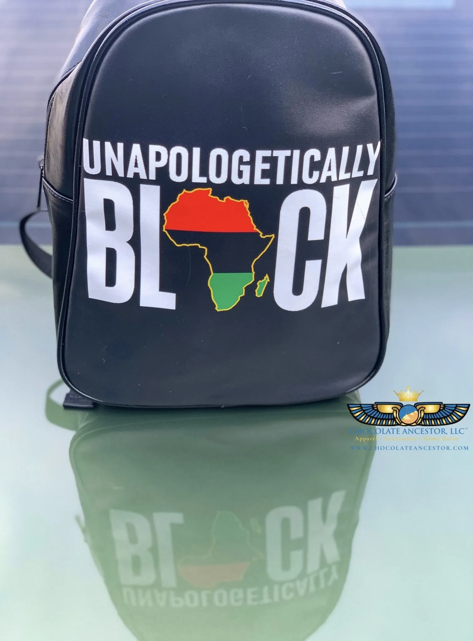 Unapologetically Black RBG Leather Bookbag