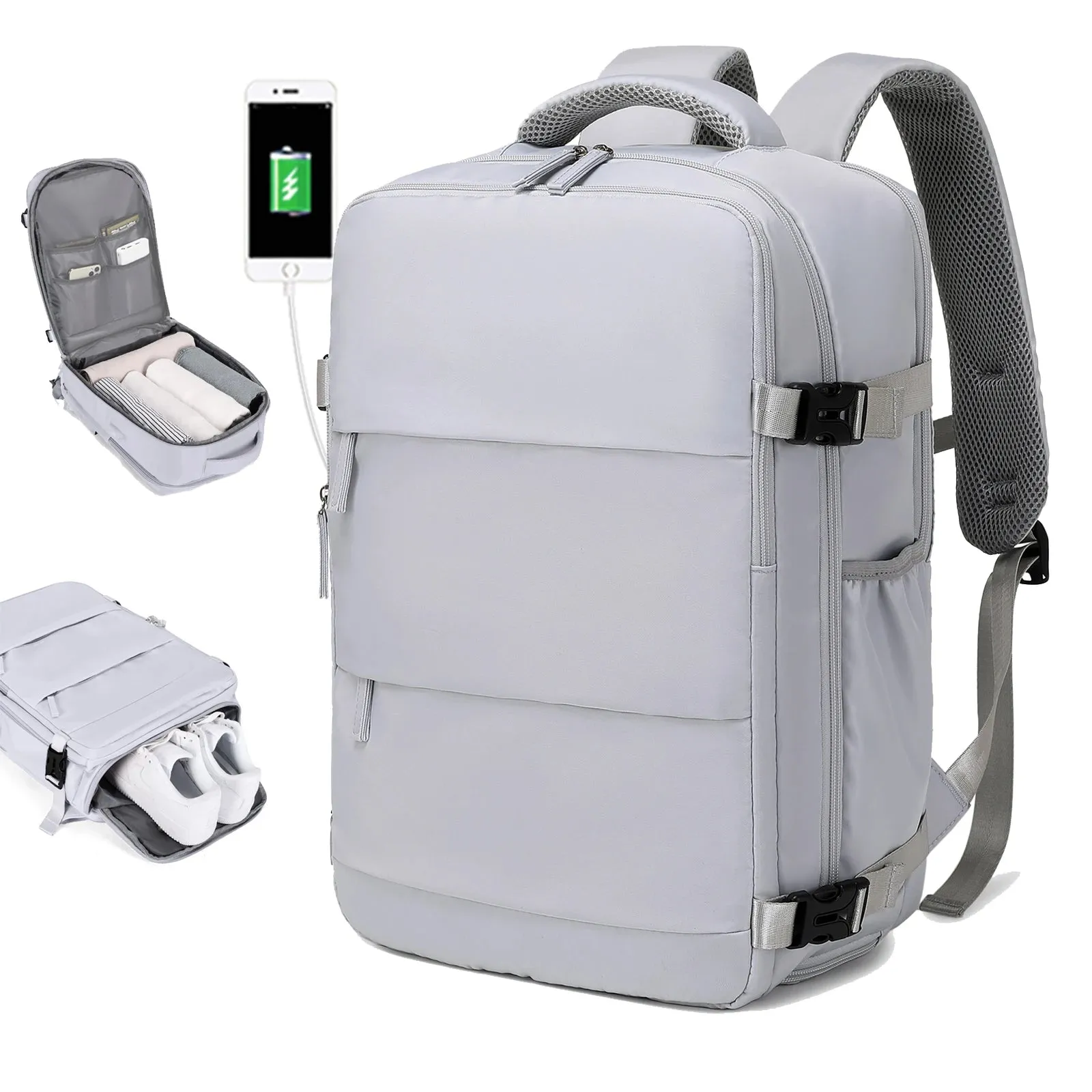 Unisex Multifunctional Travel Waterproof  Airline Approved Backpack