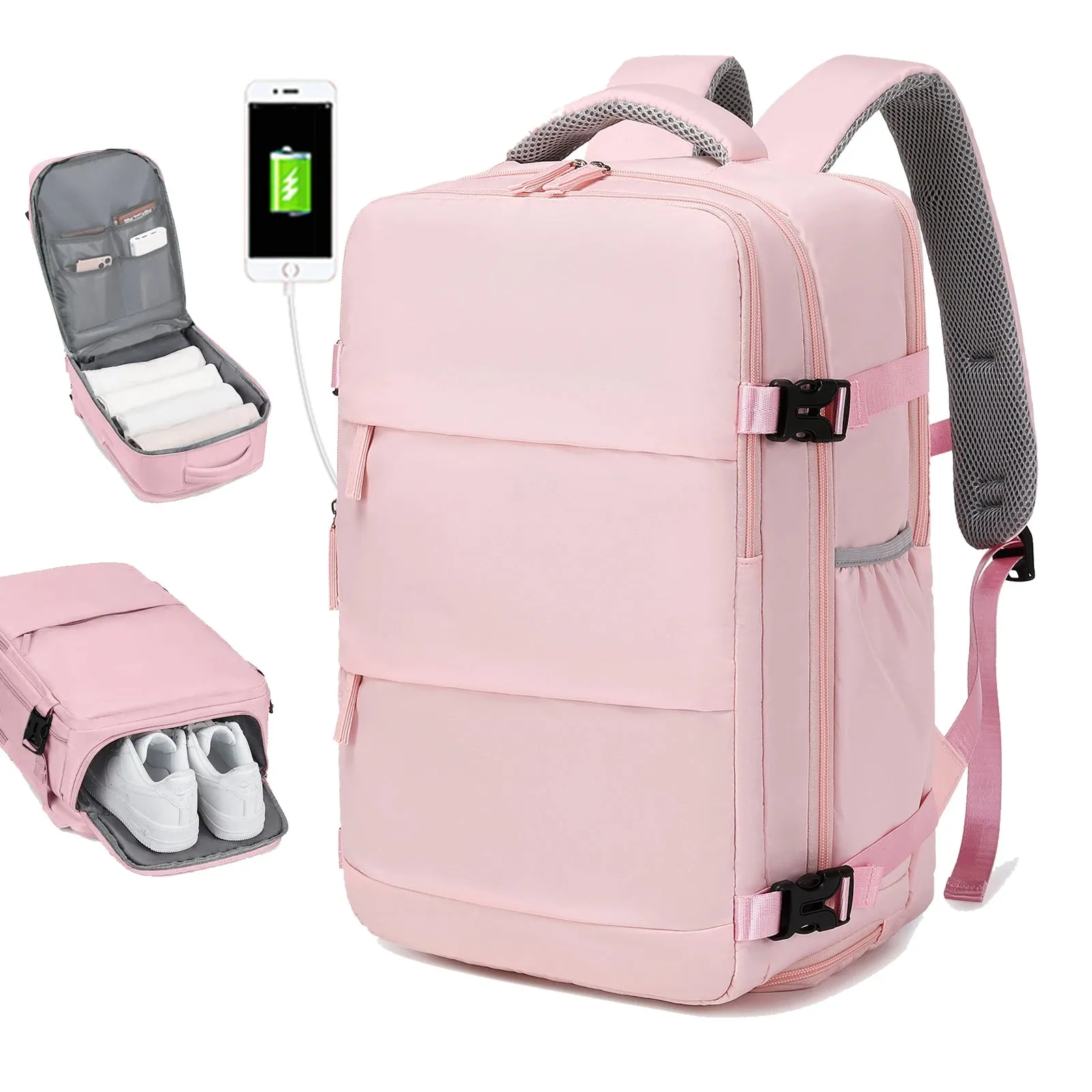 Unisex Multifunctional Travel Waterproof  Airline Approved Backpack