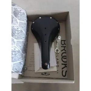 Used Brooks Saddles B17 Narrow Bicycle Saddle (Black Steel Rails, Black)