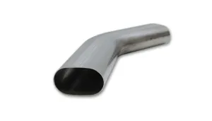 Vibrant Performance 45 Degree Exhaust Bend Mandrel 3" Oval 6 x 6" Legs - 16 Gauge