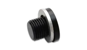 Vibrant Performance Plug - 12 mm x 1.5 Male - Allen Head - Aluminum - Black Anodize