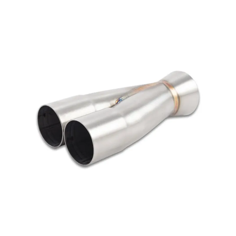 Vibrant Performance Slip-On 2 into 1 Merge Collector - 1-7/8 in Primary Tubes - 2-1/2 in Outlet - Stainless