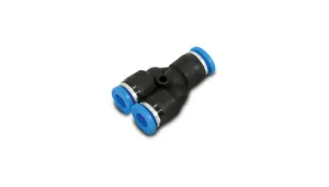 Vibrant Pneumatic Push Lock Union Y Fitting, for 1/4" O.D. Tubing - 2682