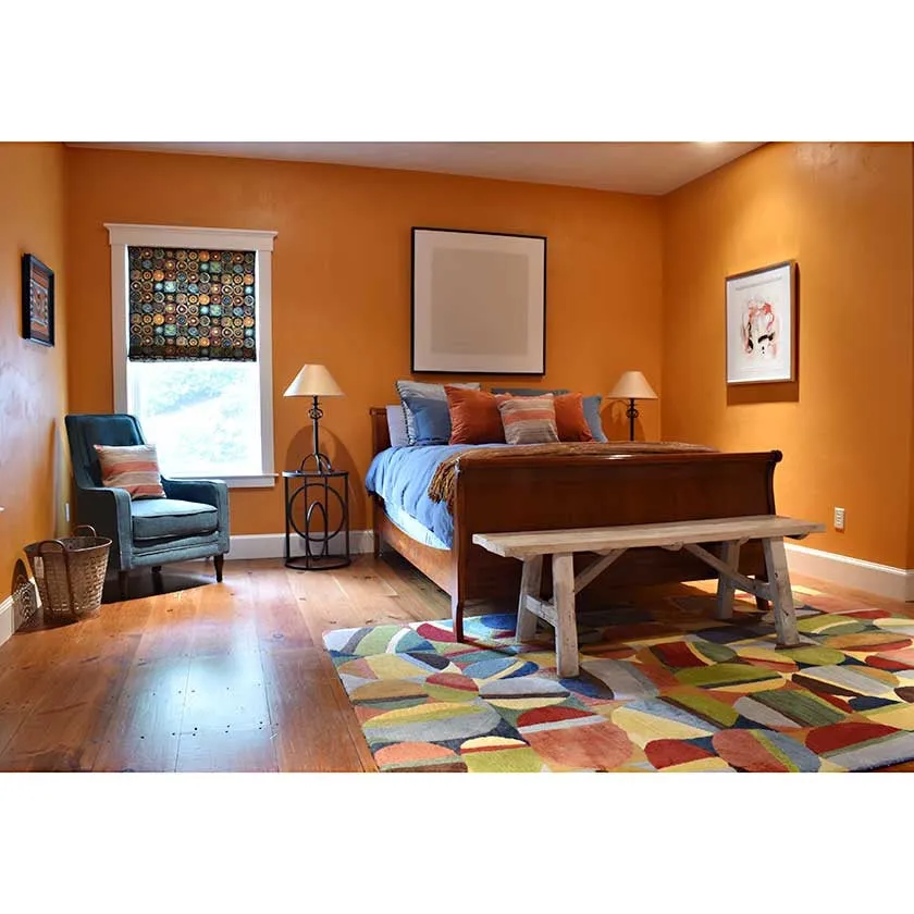 Vibrant Woodstock Guest Bedroom