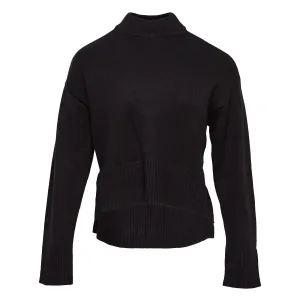 Viscose Polyester Mock Neck Sweater