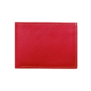 Water Melon Slim Fold Leather Wallet