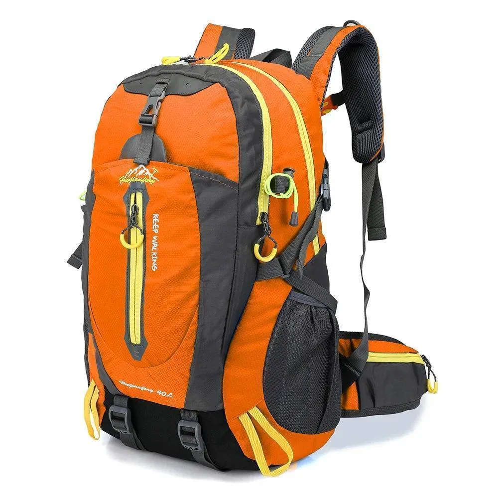 Water Resistant 40L Travel Backpack for Men and Women - Ideal for Outdoor ,Camping ,Hiking, Laptop Daypack, Trekking Climbing Sport Bag