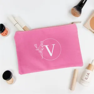 Wedding Monogram Makeup Bag