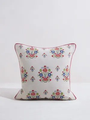 Westside Home Multicolor Damask Pattern Cushion Cover