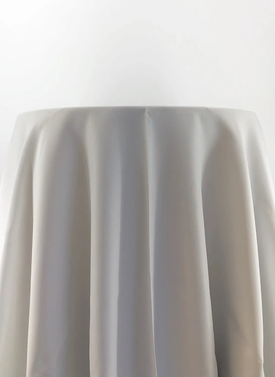 White Polyester Tablecloth