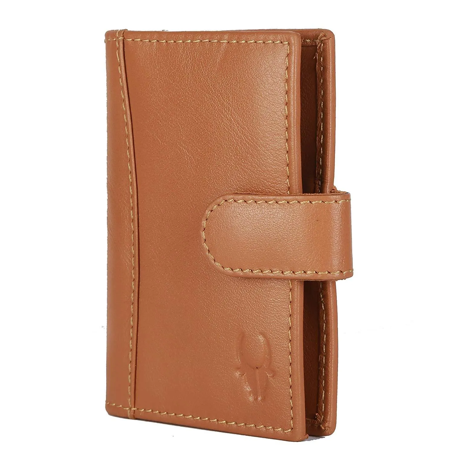 WildHorn Genuine Leather Brown Credit Card Holder